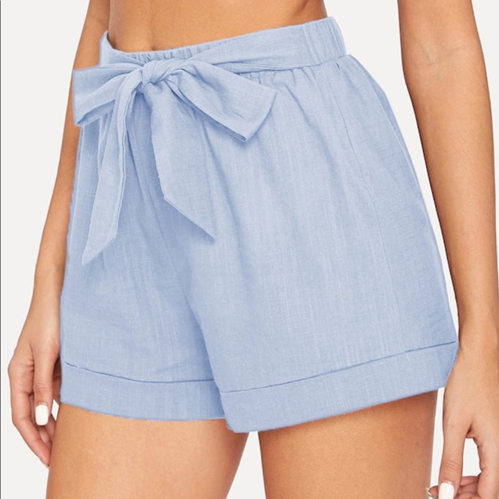 Paper bag shorts - Picture 3 of 4